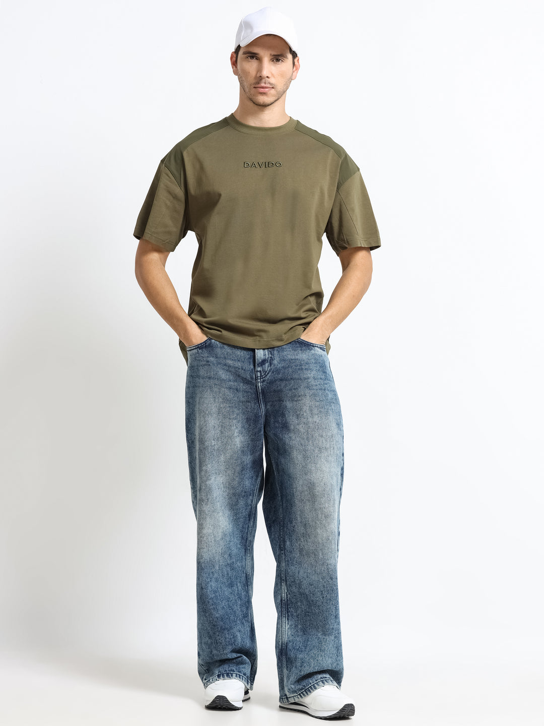 Premium Crest Olive Green T-Shirt
