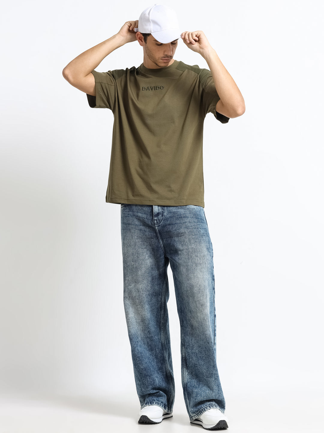 Premium Crest Olive Green T-Shirt