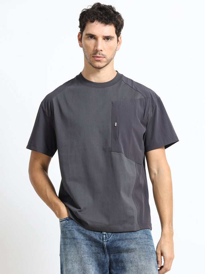 Modern Utility Slate Gray T-Shirt