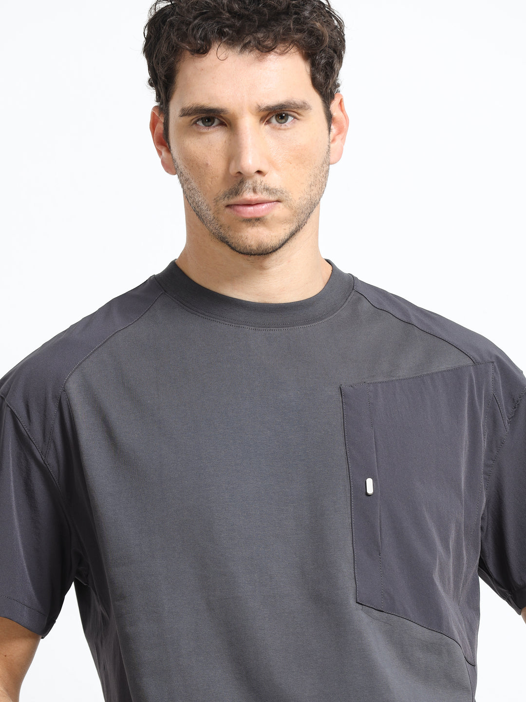 Modern Utility Slate Gray T-Shirt