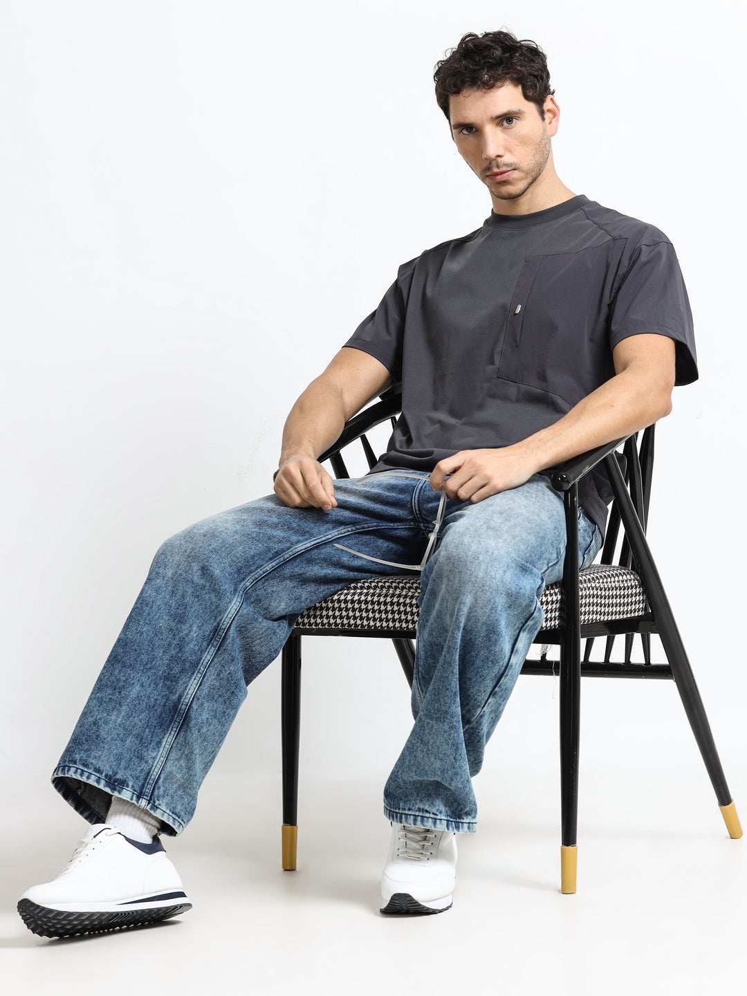 Modern Utility Slate Gray T-Shirt
