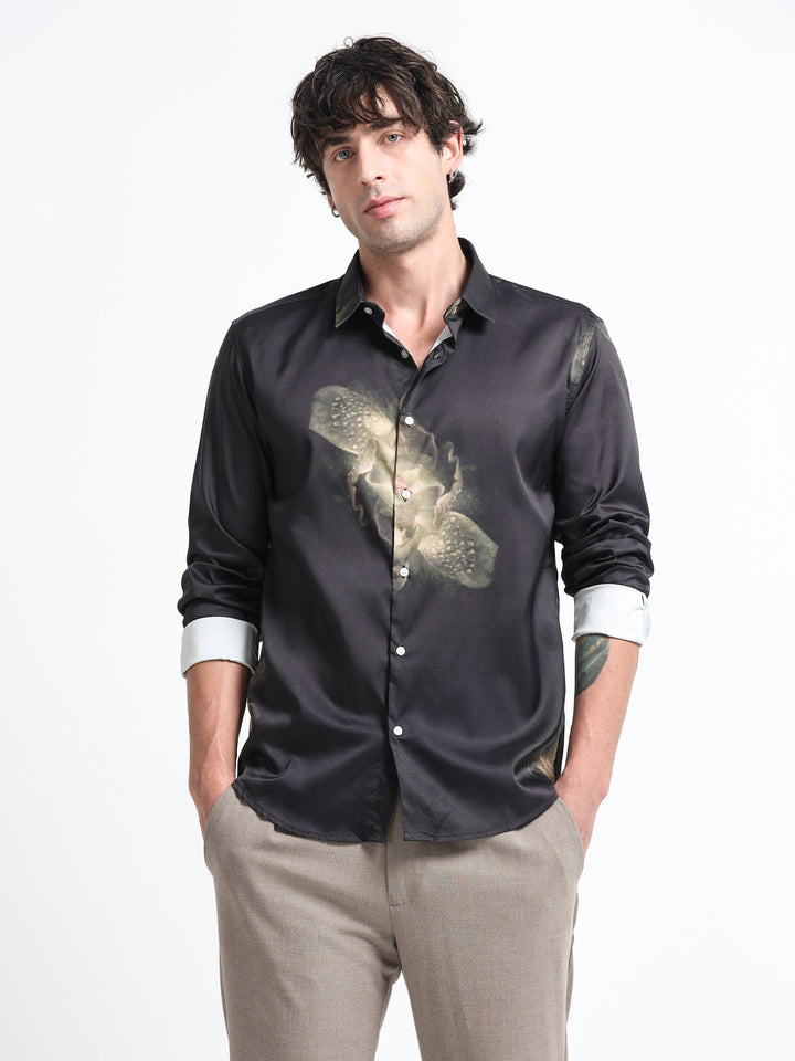 Midnight Orchid Shirt – Obsidian Ember