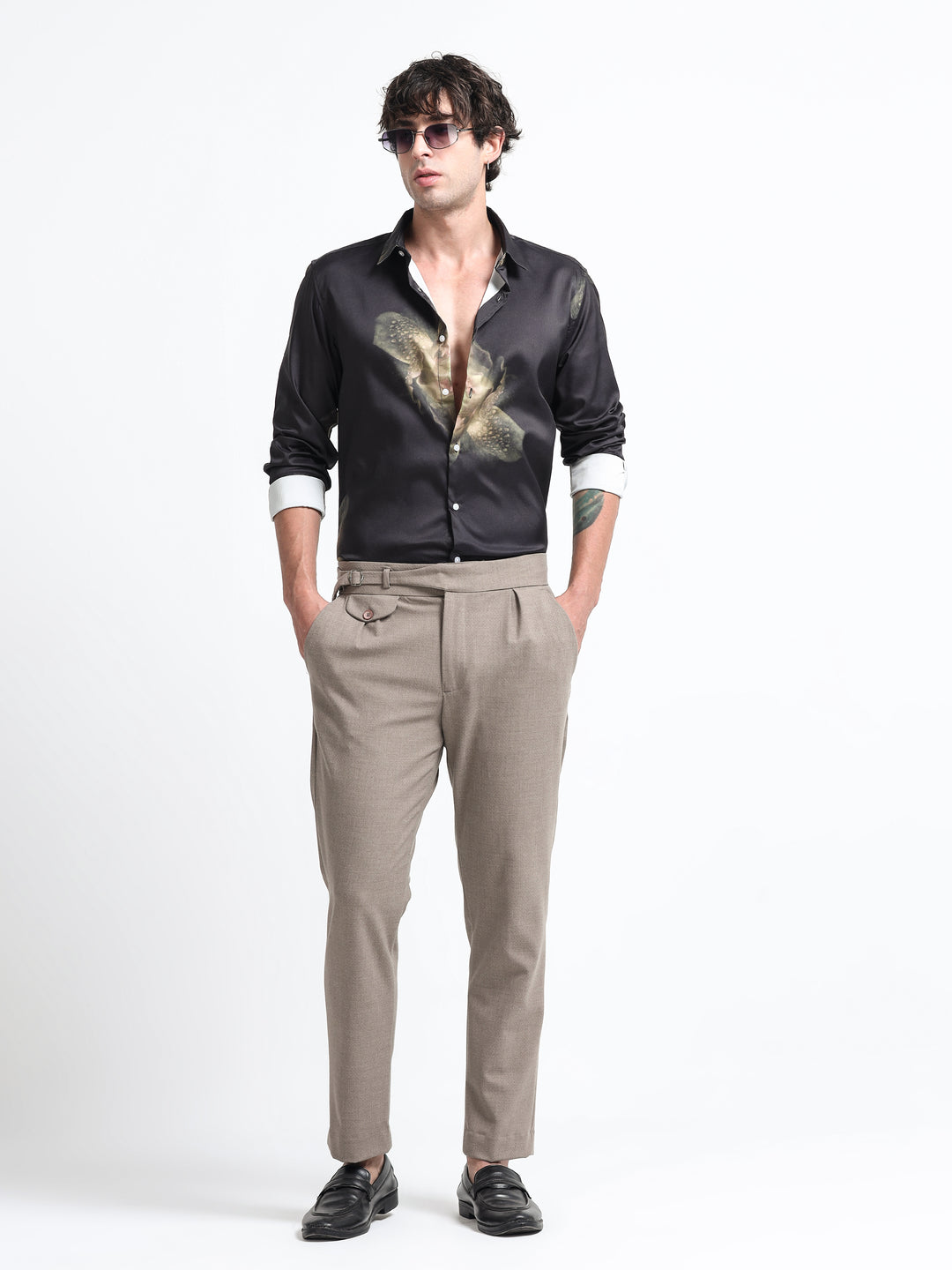 Midnight Orchid Shirt – Obsidian Ember