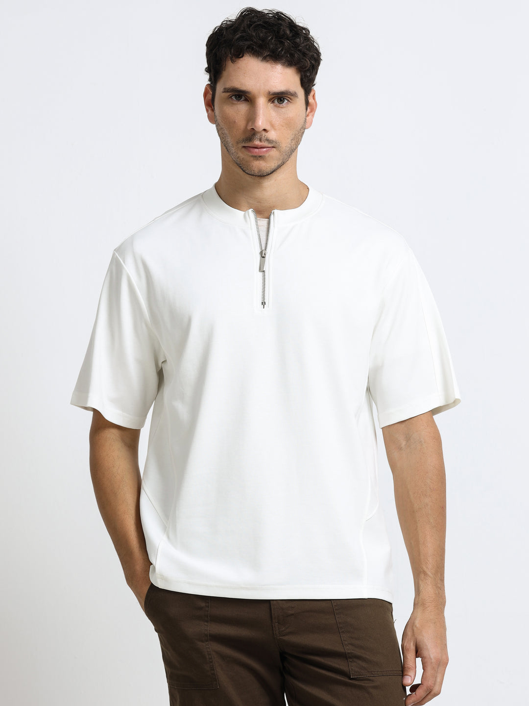 Zipline Ivory White T-Shirt
