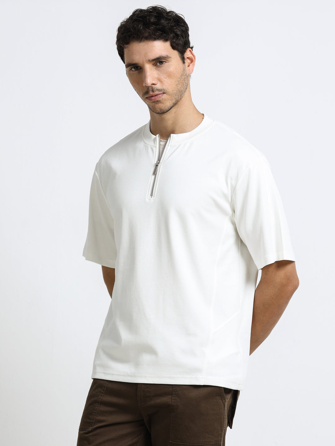 Zipline Ivory White T-Shirt