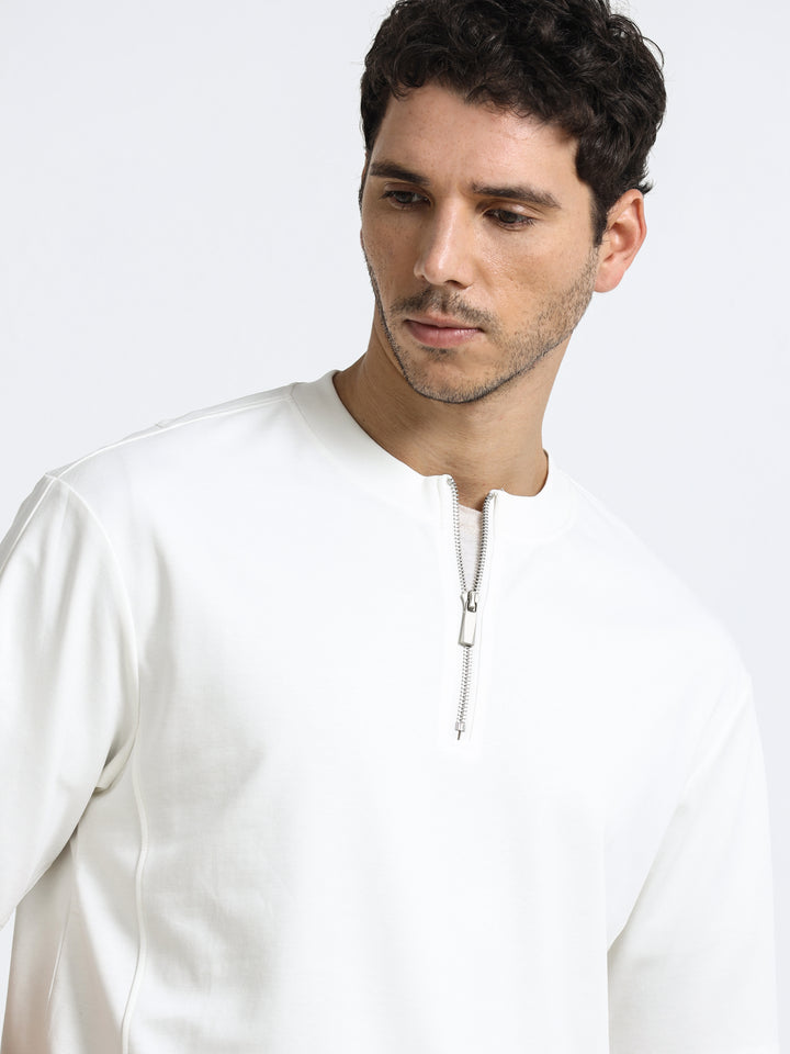Zipline Ivory White T-Shirt