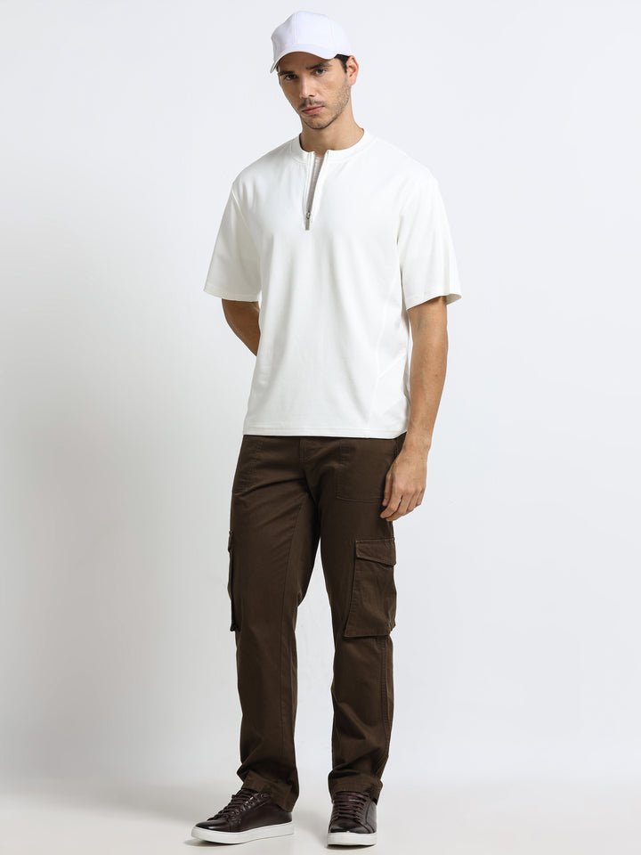 Zipline Ivory White T-Shirt