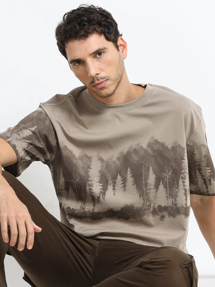 Woodland Silhouette Coffee T-Shirt