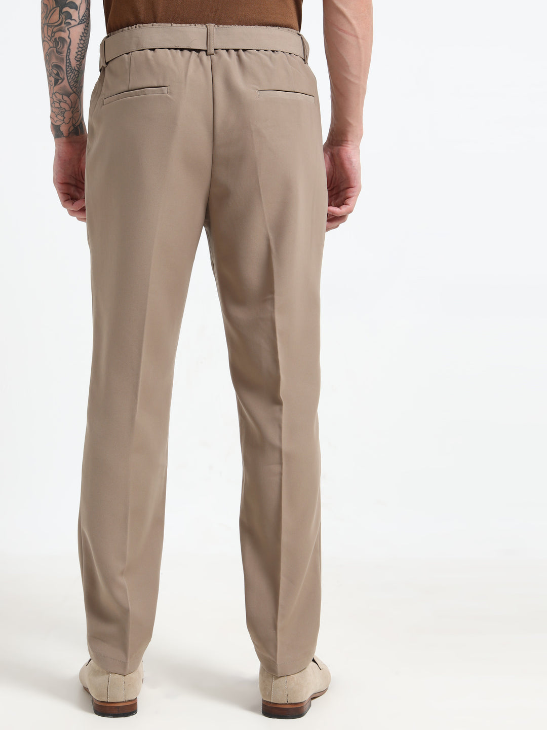The Sterling Slim-Fit Trousers - Khaki