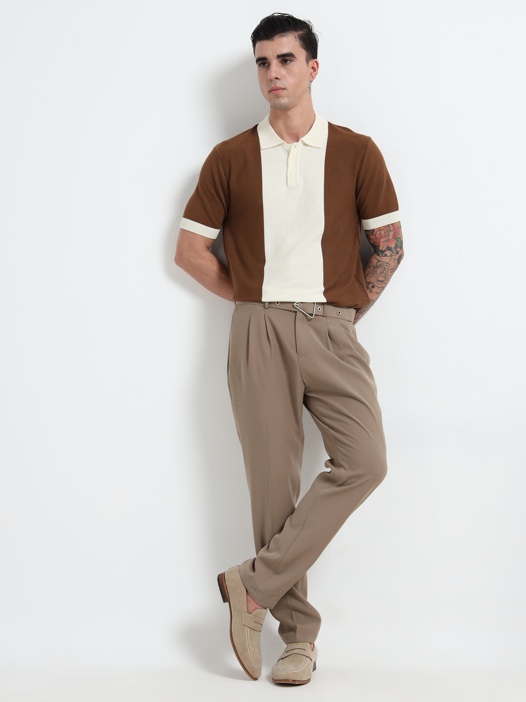 The Sterling Slim-Fit Trousers - Khaki