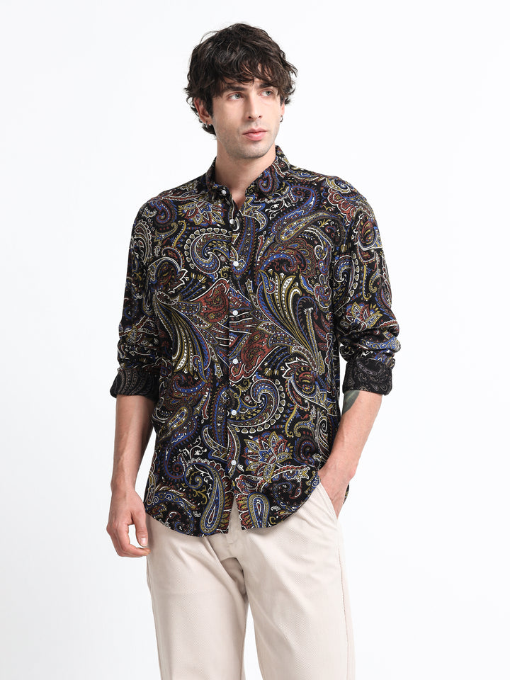 Signature Paisley Party Shirt