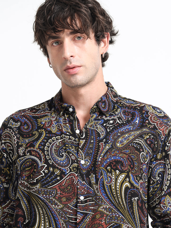 Signature Paisley Party Shirt