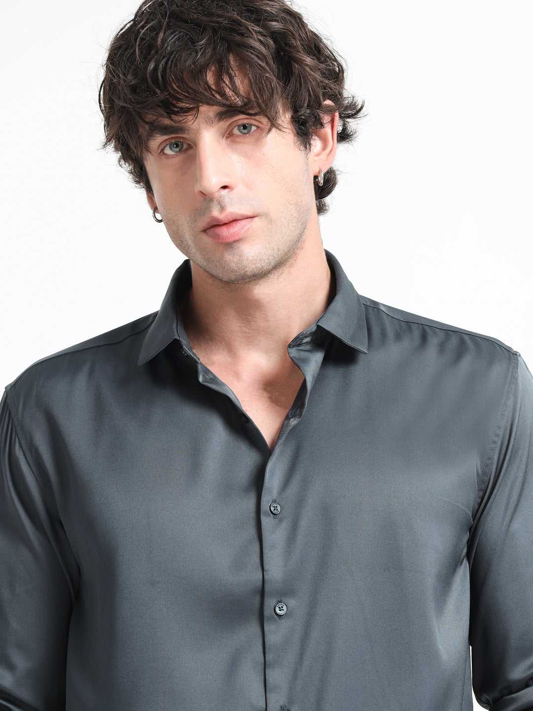 Silhouette Luxe Dark Graphite Party Shirt
