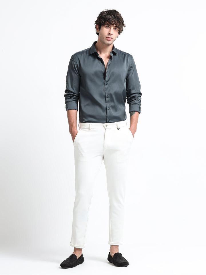 Silhouette Luxe Dark Graphite Party Shirt