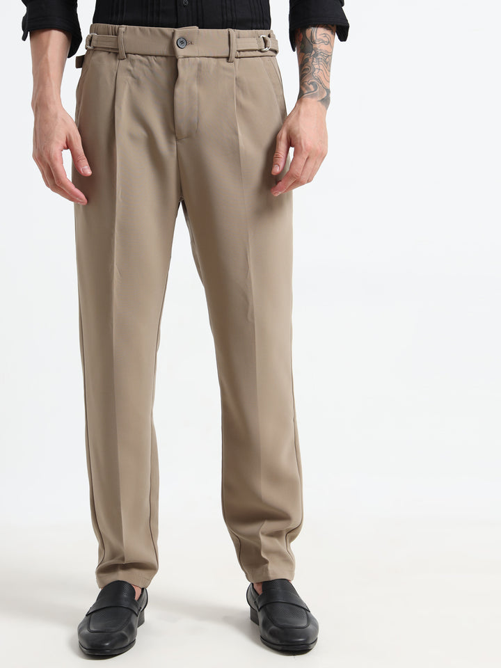 The Sterling Slim-Fit Trousers - Khaki