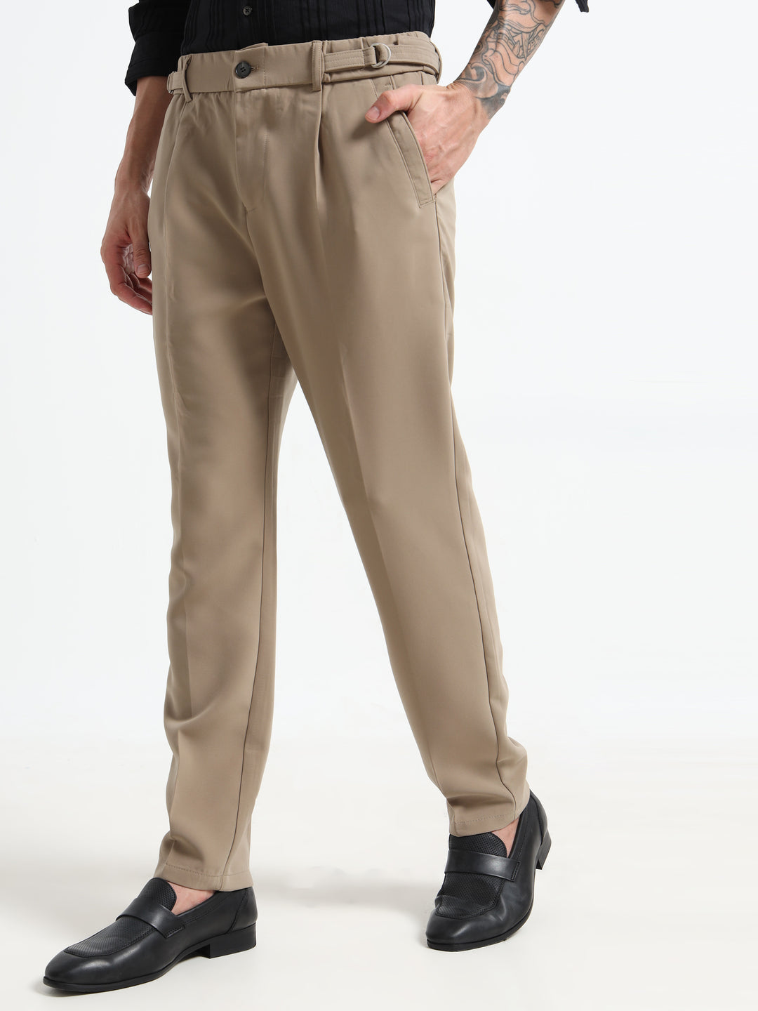 The Sterling Slim-Fit Trousers - Khaki