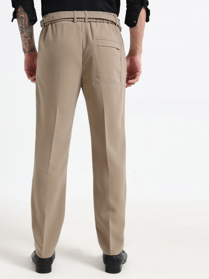 The Sterling Slim-Fit Trousers - Khaki