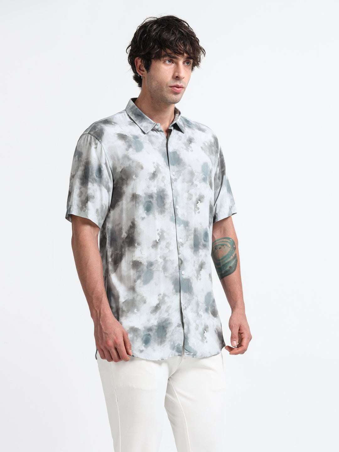 Aurelia Flow Shirt – Glacier Haze