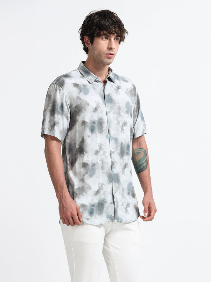 Aurelia Flow Shirt – Glacier Haze