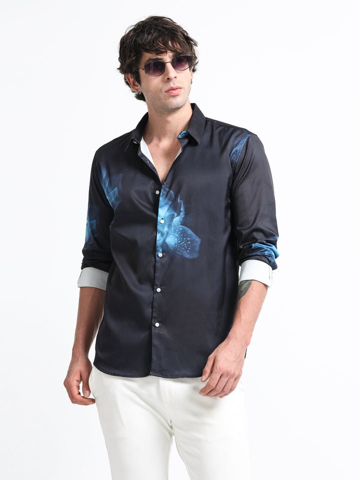 Midnight Orchid Shirt – Midnight Azure