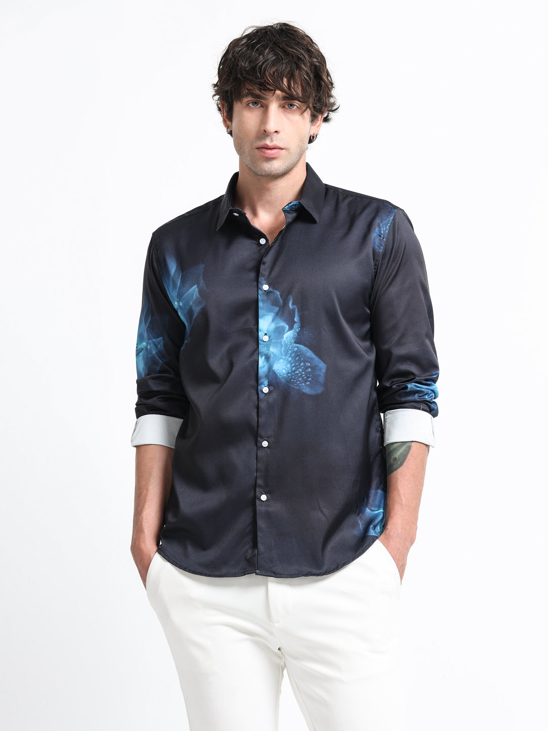 Midnight Orchid Shirt – Midnight Azure