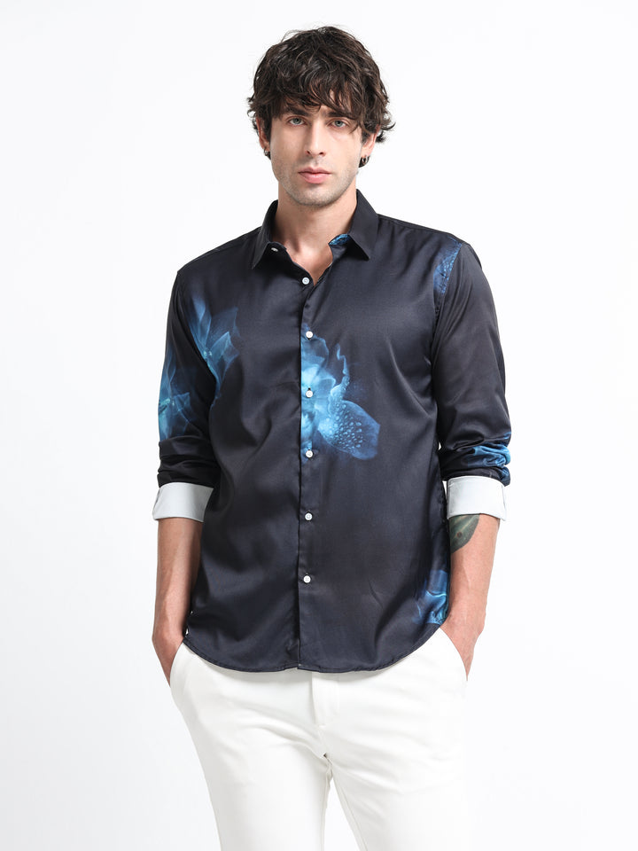 Midnight Orchid Shirt – Midnight Azure