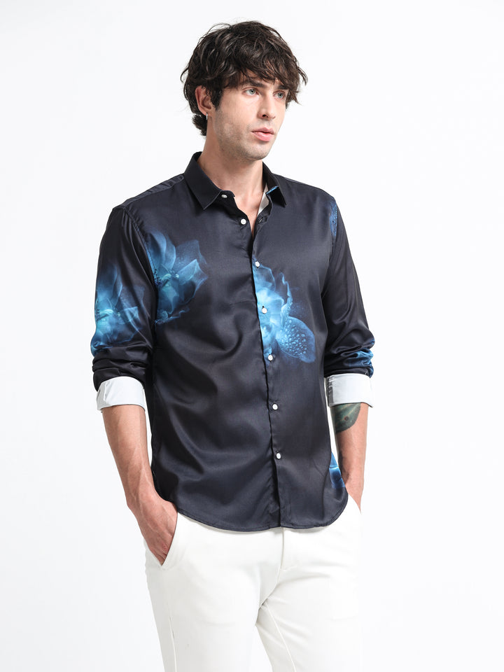 Midnight Orchid Shirt – Midnight Azure
