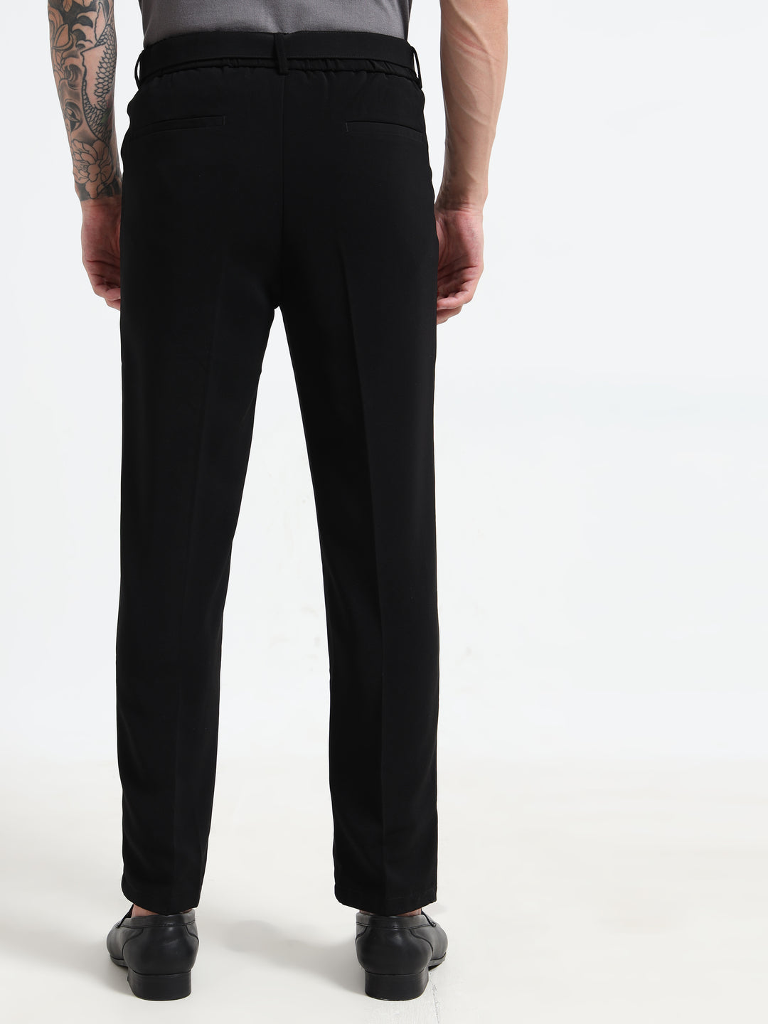 The Sterling Slim-Fit Trousers - Black