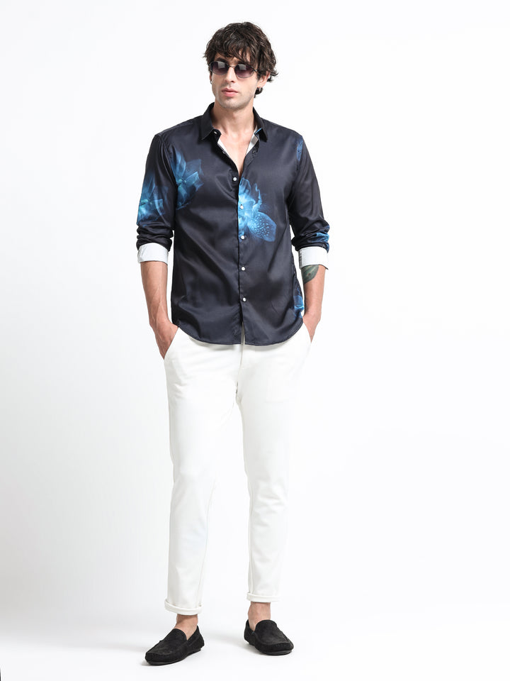 Midnight Orchid Shirt – Midnight Azure