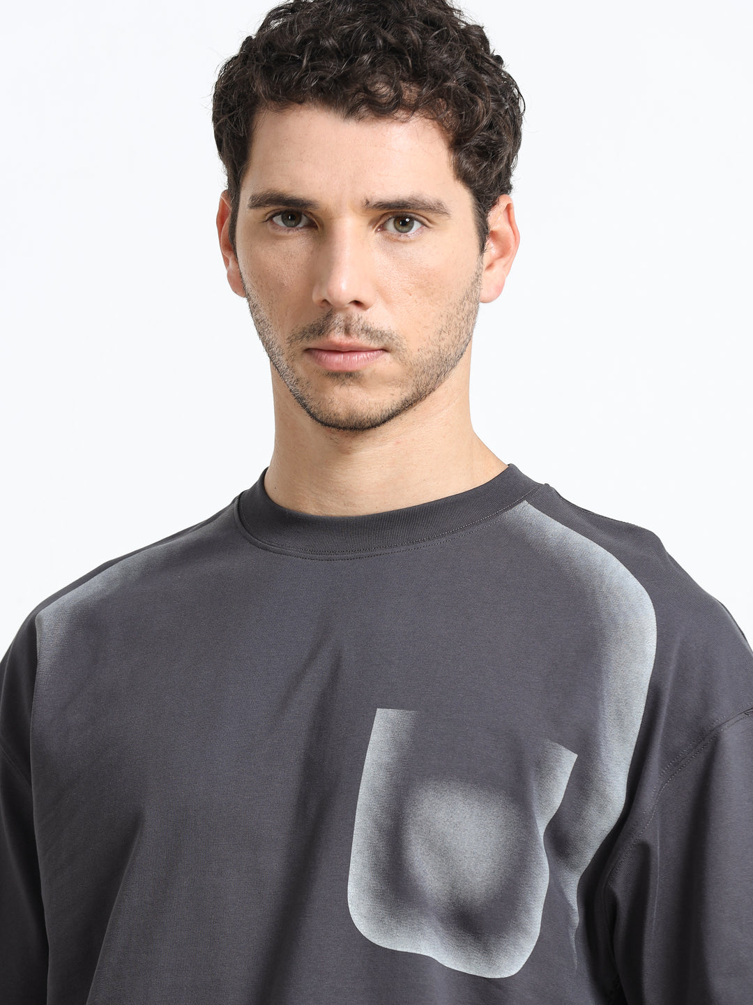 Tonal Pocket Charcoal T-Shirt