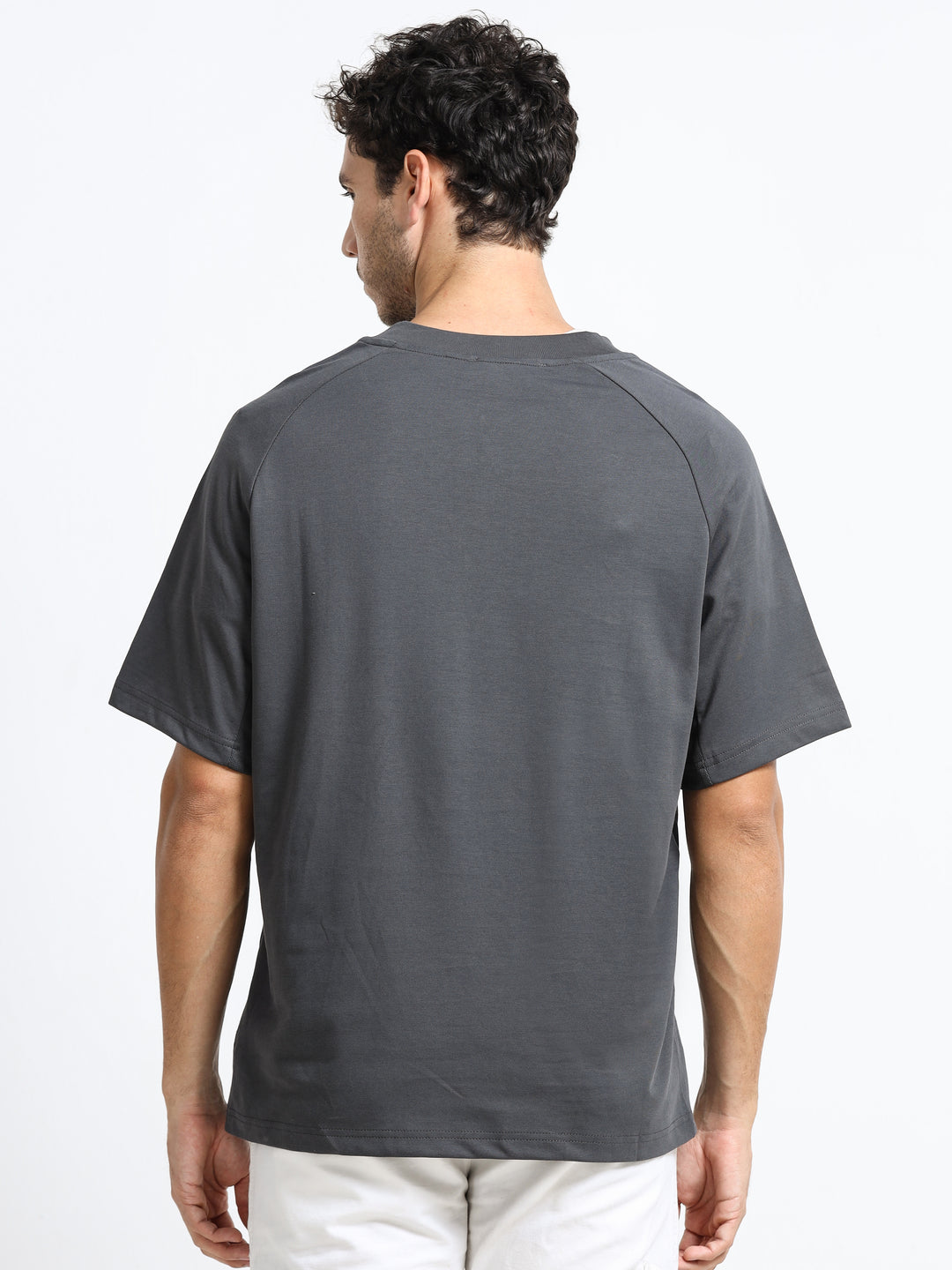 Refined Zipline Ash Charcoal T-Shirt