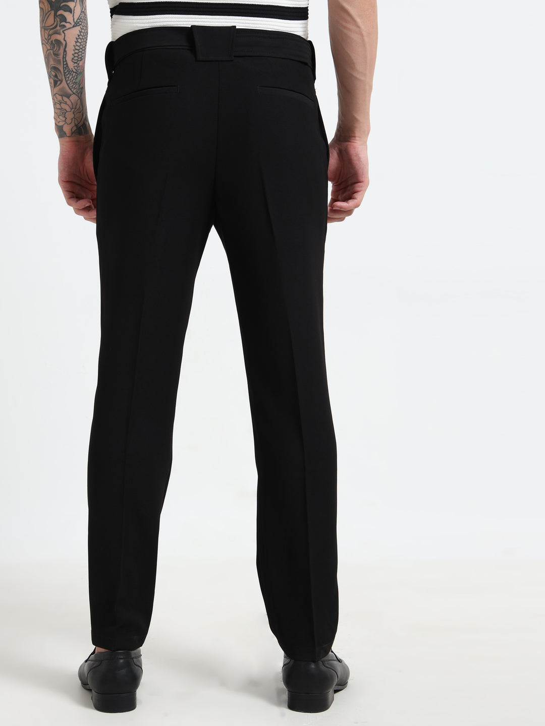 The Sterling Slim-Fit Trousers - Black
