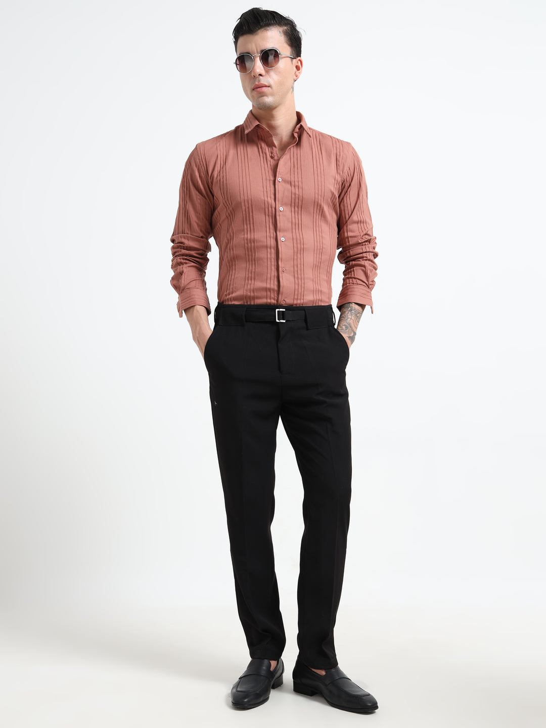 The Sterling Slim-Fit Trousers - Black