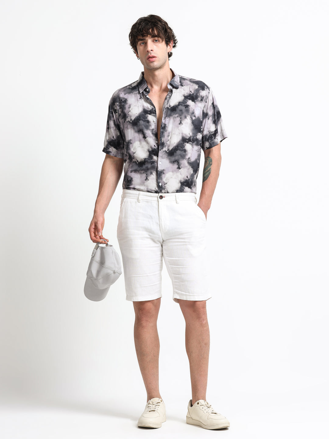 Aurelia Flow Shirt – Ash Veil