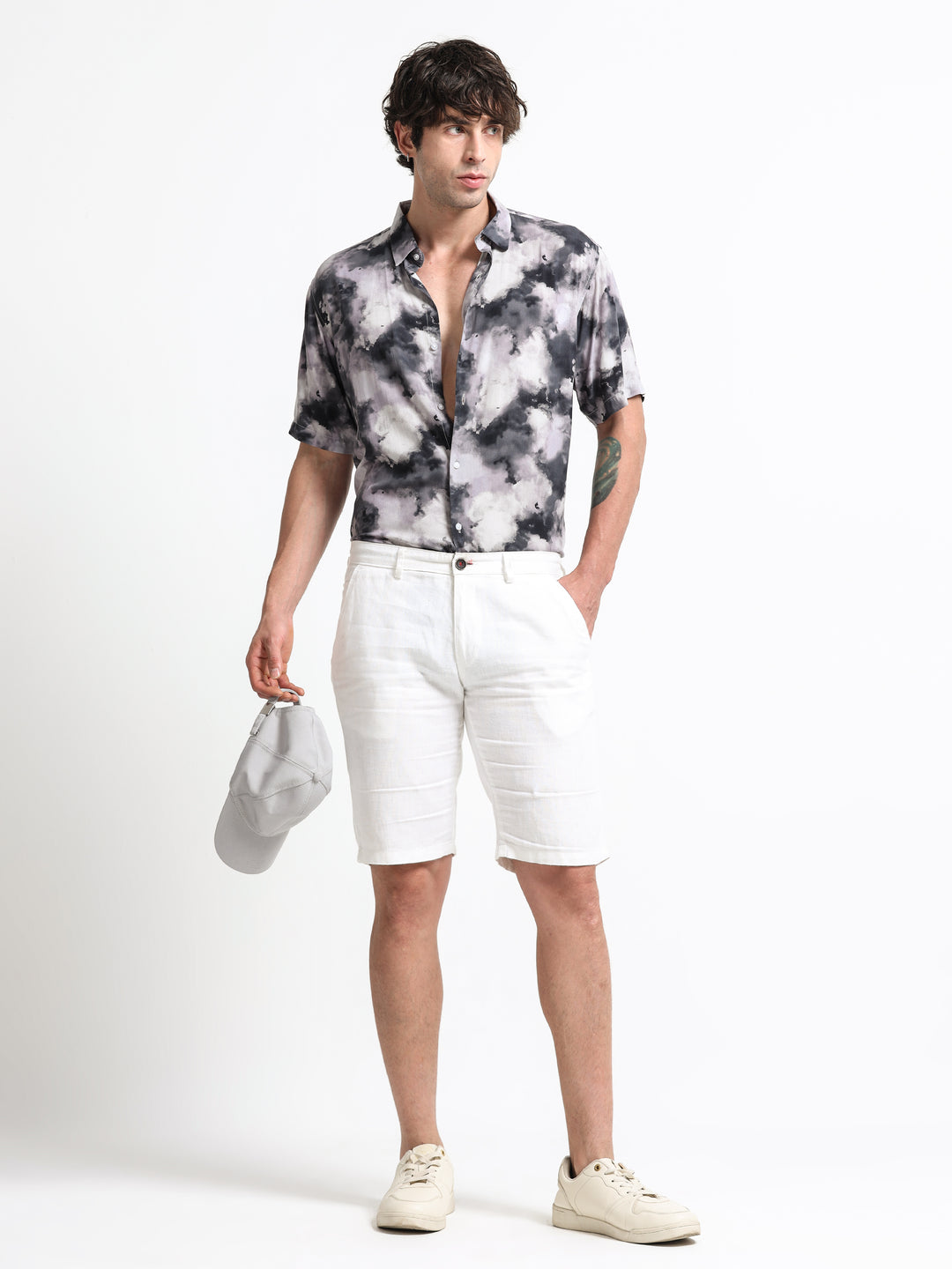 Aurelia Flow Shirt – Ash Veil