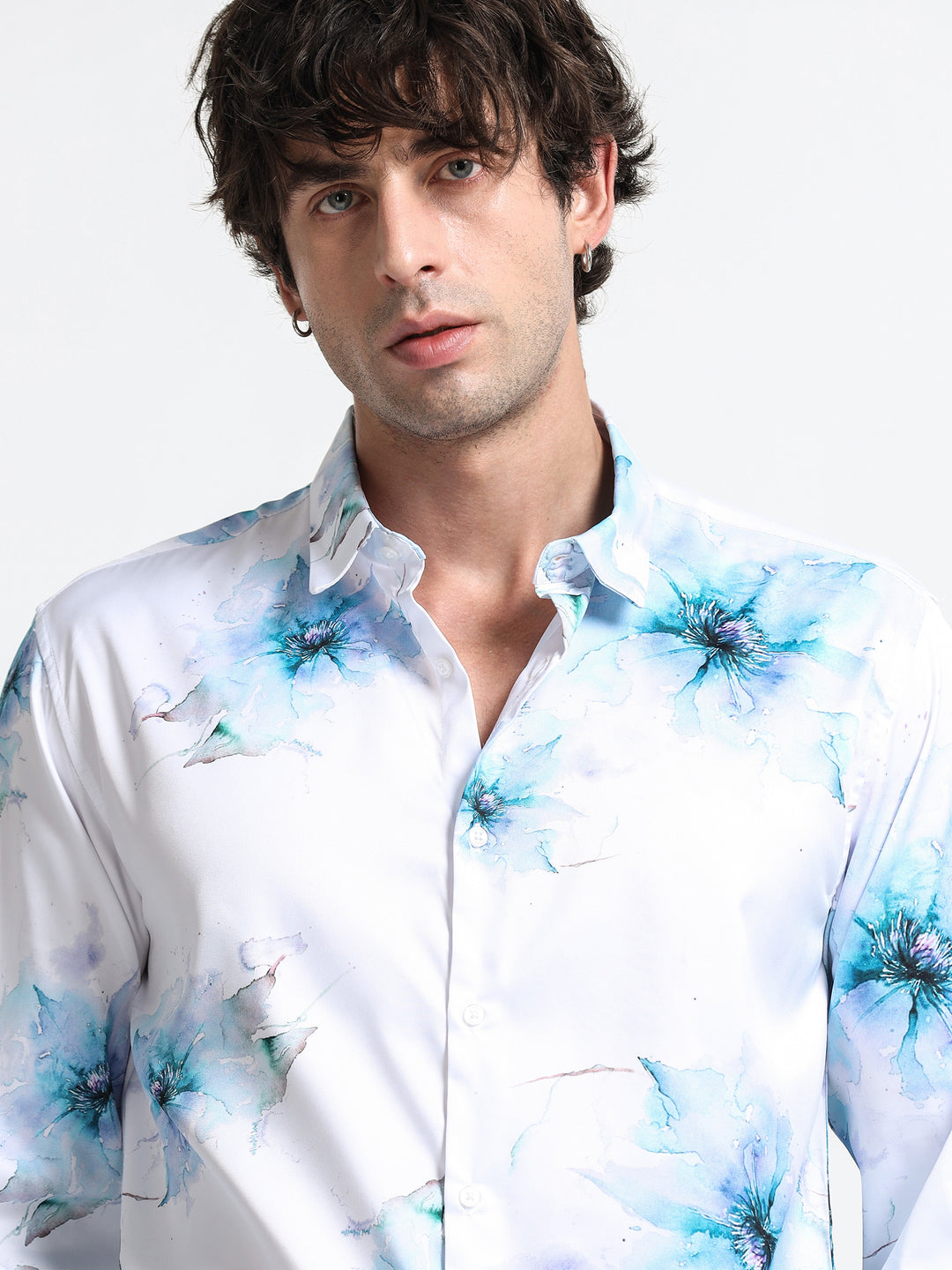 Aqua Bloom Shirt – Arctic Drift