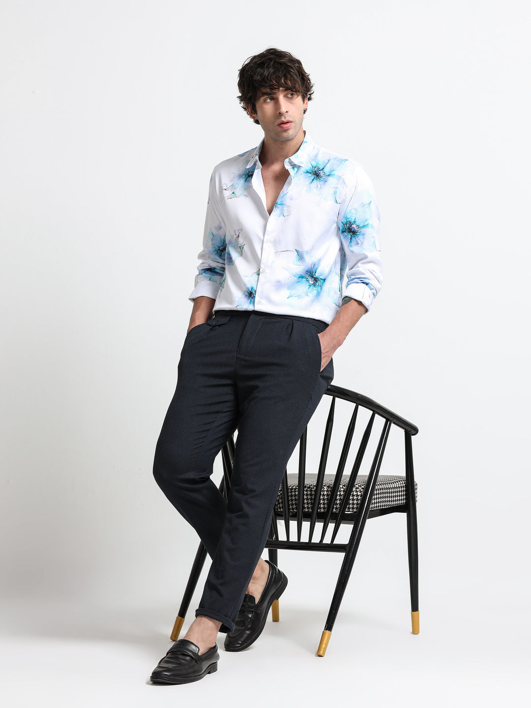 Aqua Bloom Shirt – Arctic Drift