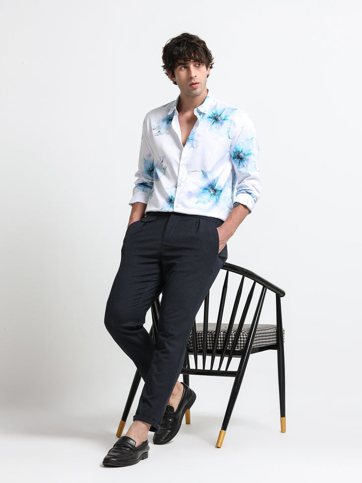 Aqua Bloom Shirt – Arctic Drift