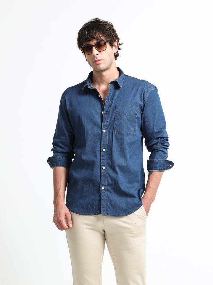 Denim Core Dark Blue Shirt