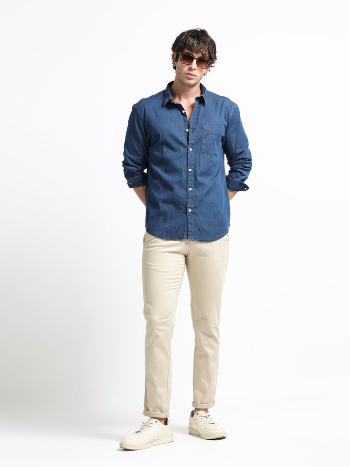 Denim Core Dark Blue Shirt