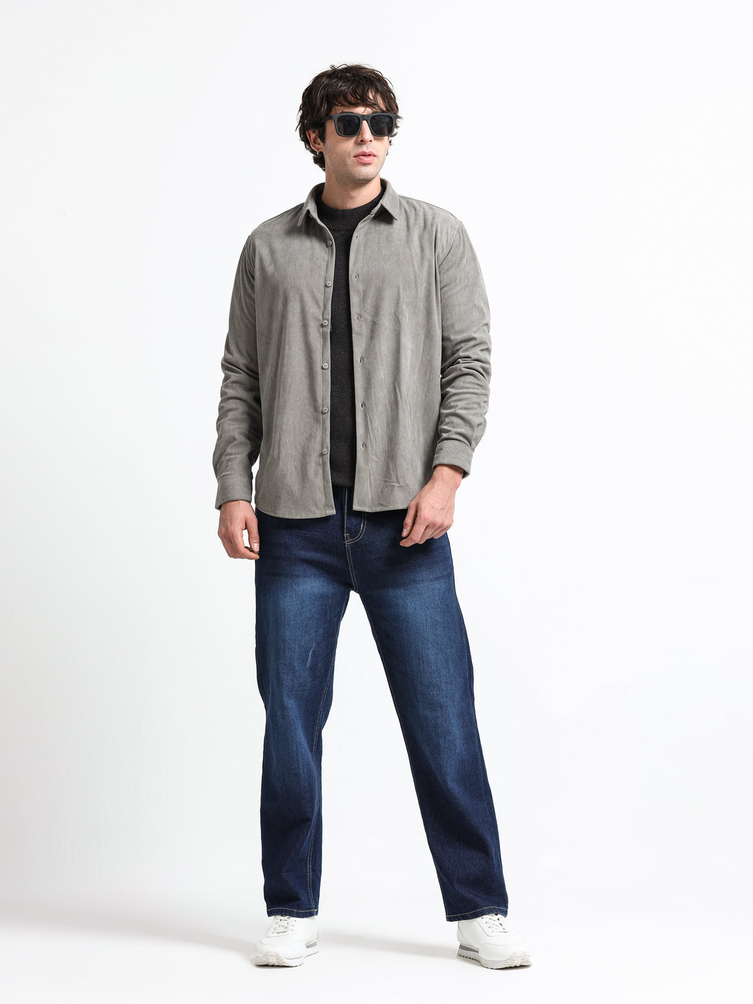 Cord Crest Shirt – Stone Ash