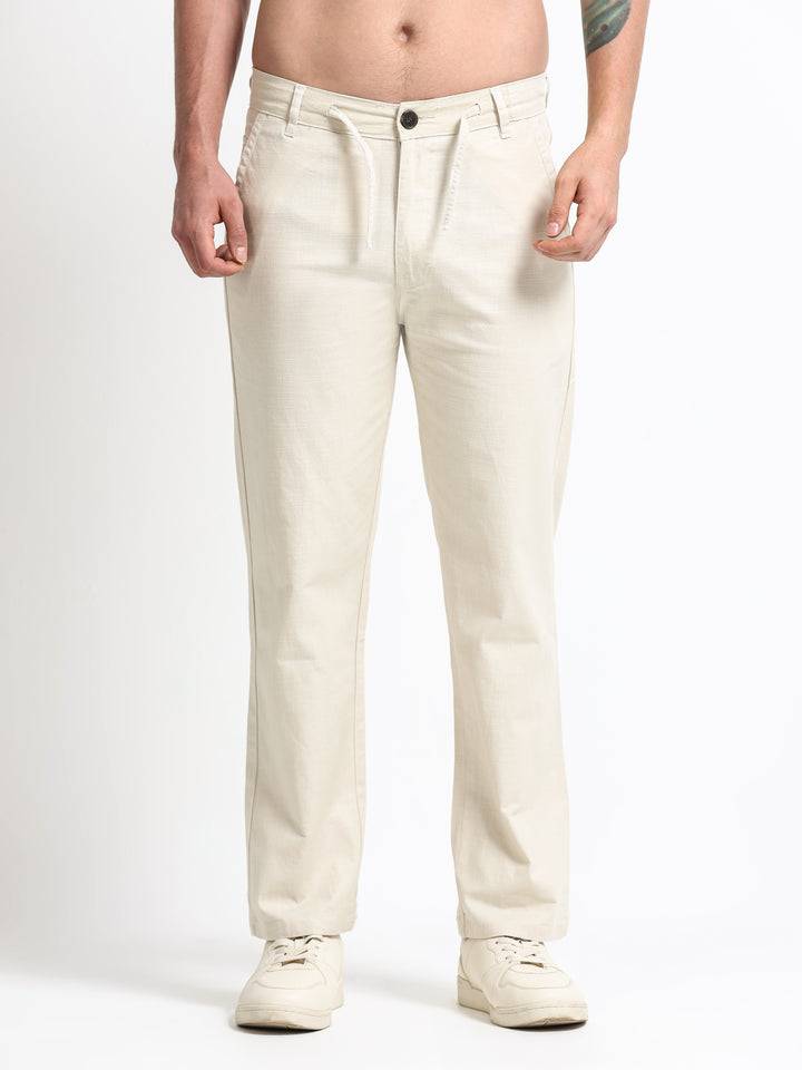 Montreux Linen Ease Pants – Ivory Sand
