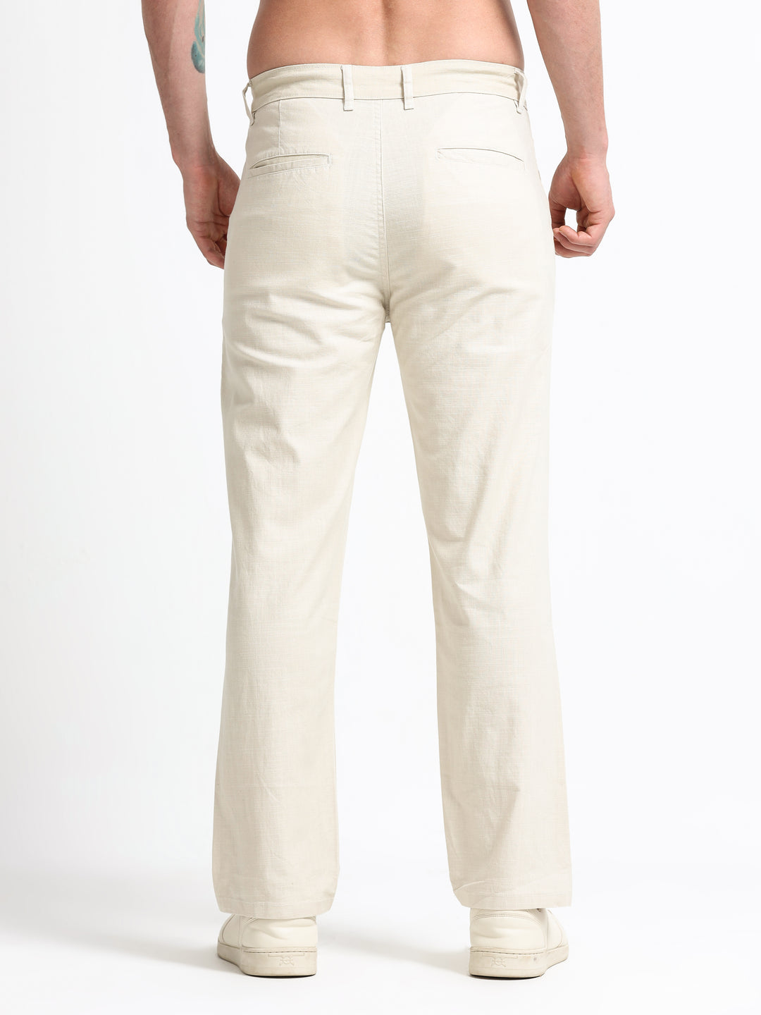Montreux Linen Ease Pants – Ivory Sand