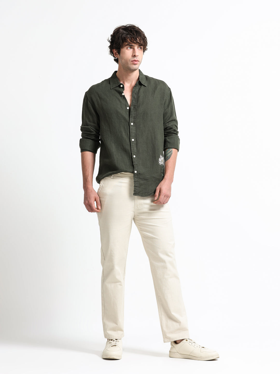 Montreux Linen Ease Pants – Ivory Sand