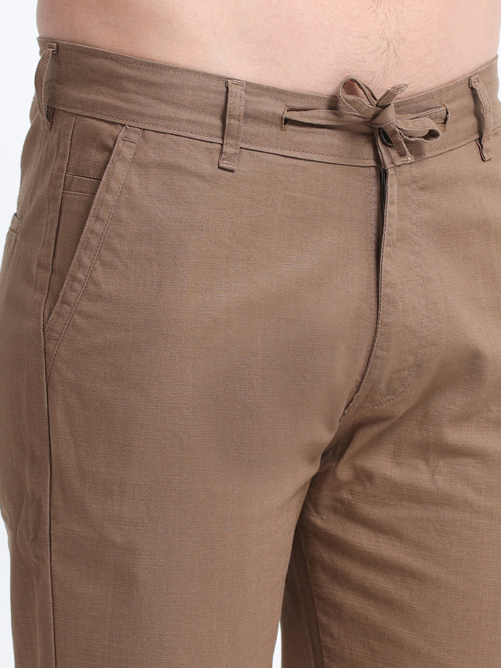 Montreux Linen Ease Pants – Mocha Brown