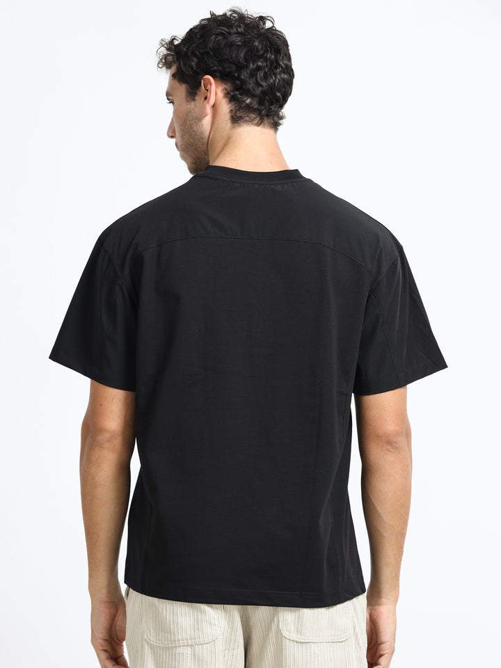 Modern Utility Jet Black T-Shirt