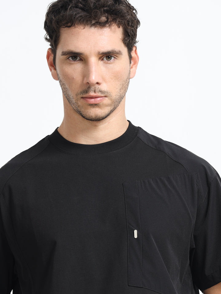 Modern Utility Jet Black T-Shirt