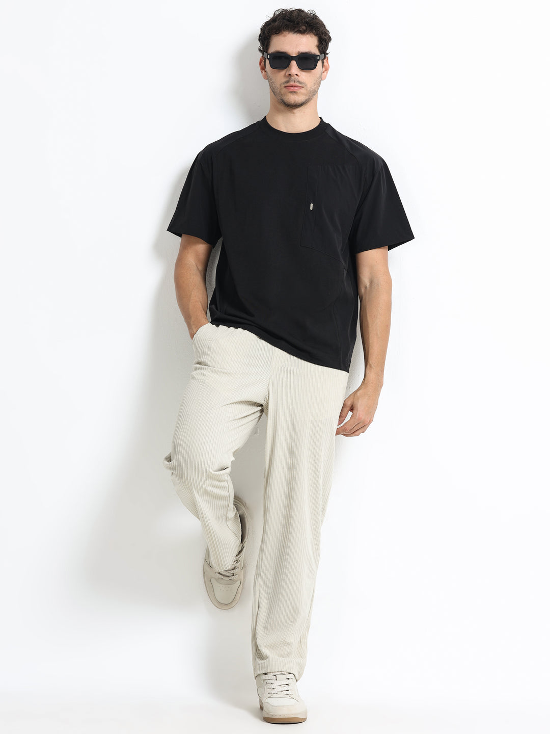 Modern Utility Jet Black T-Shirt
