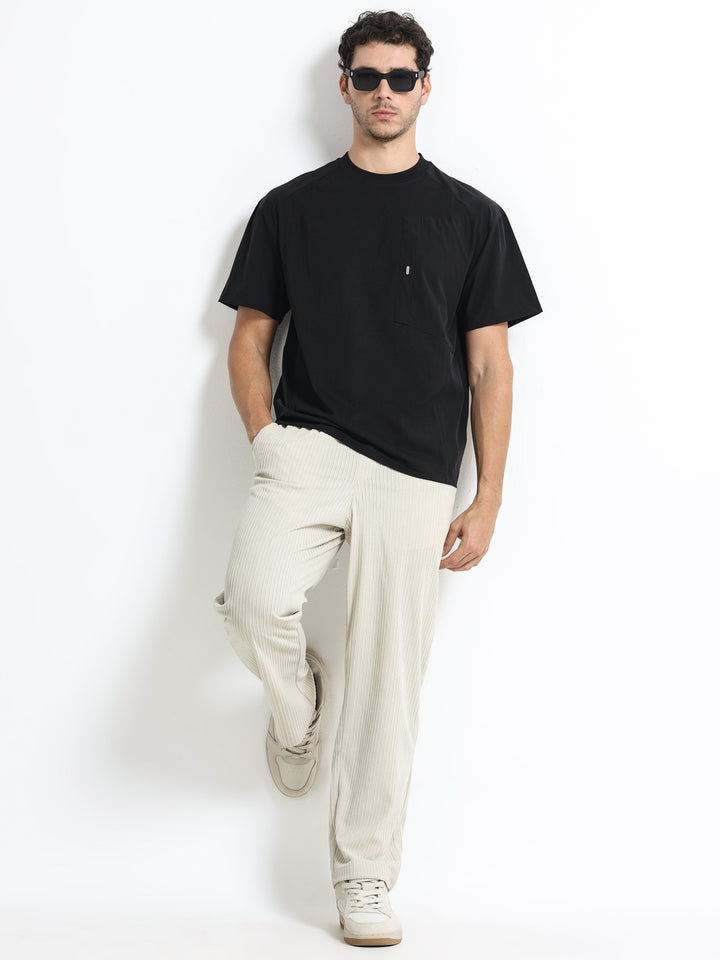 Modern Utility Jet Black T-Shirt