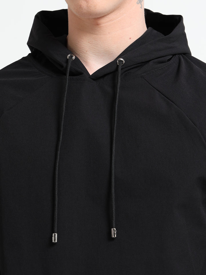 Premium Black Pullover Hoodie - Black